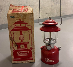 コールマンランタンの写真