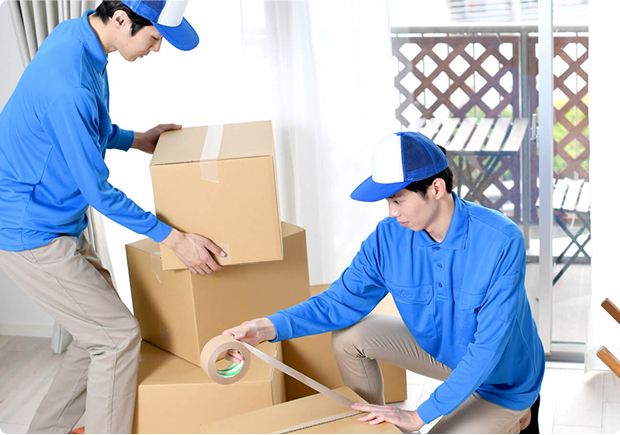 お引越し梱包中のイメージ画像